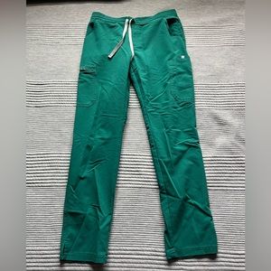 Women’s Figs Yola skinny scrub pants - S/Hunter Green